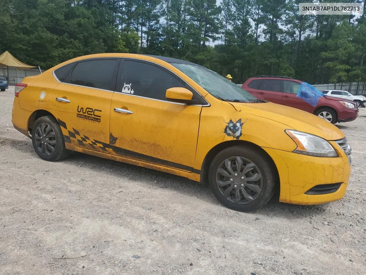 2013 Nissan Sentra S VIN: 3N1AB7AP1DL782713 Lot: 65961394