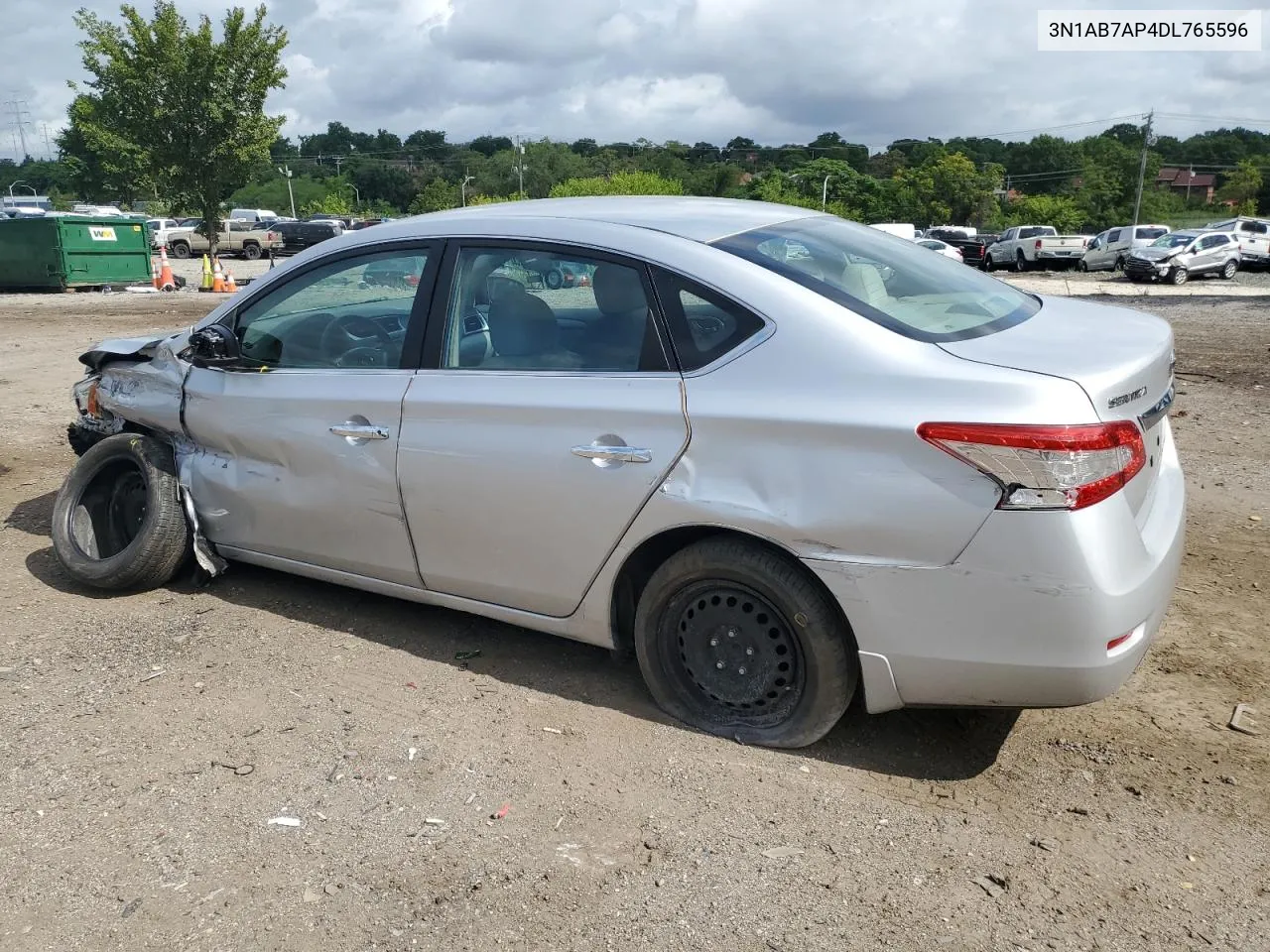 2013 Nissan Sentra S VIN: 3N1AB7AP4DL765596 Lot: 66067894