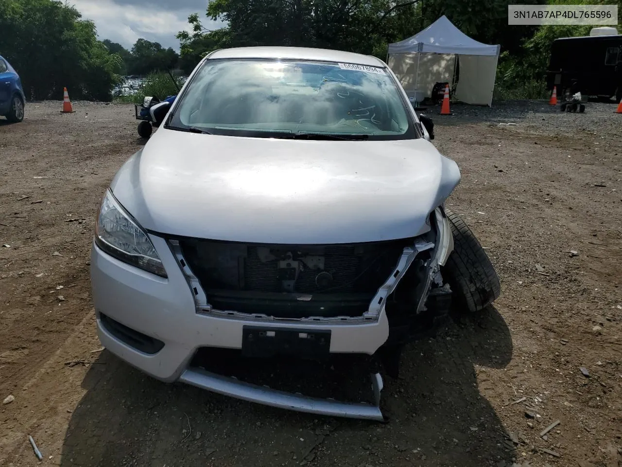 2013 Nissan Sentra S VIN: 3N1AB7AP4DL765596 Lot: 66067894