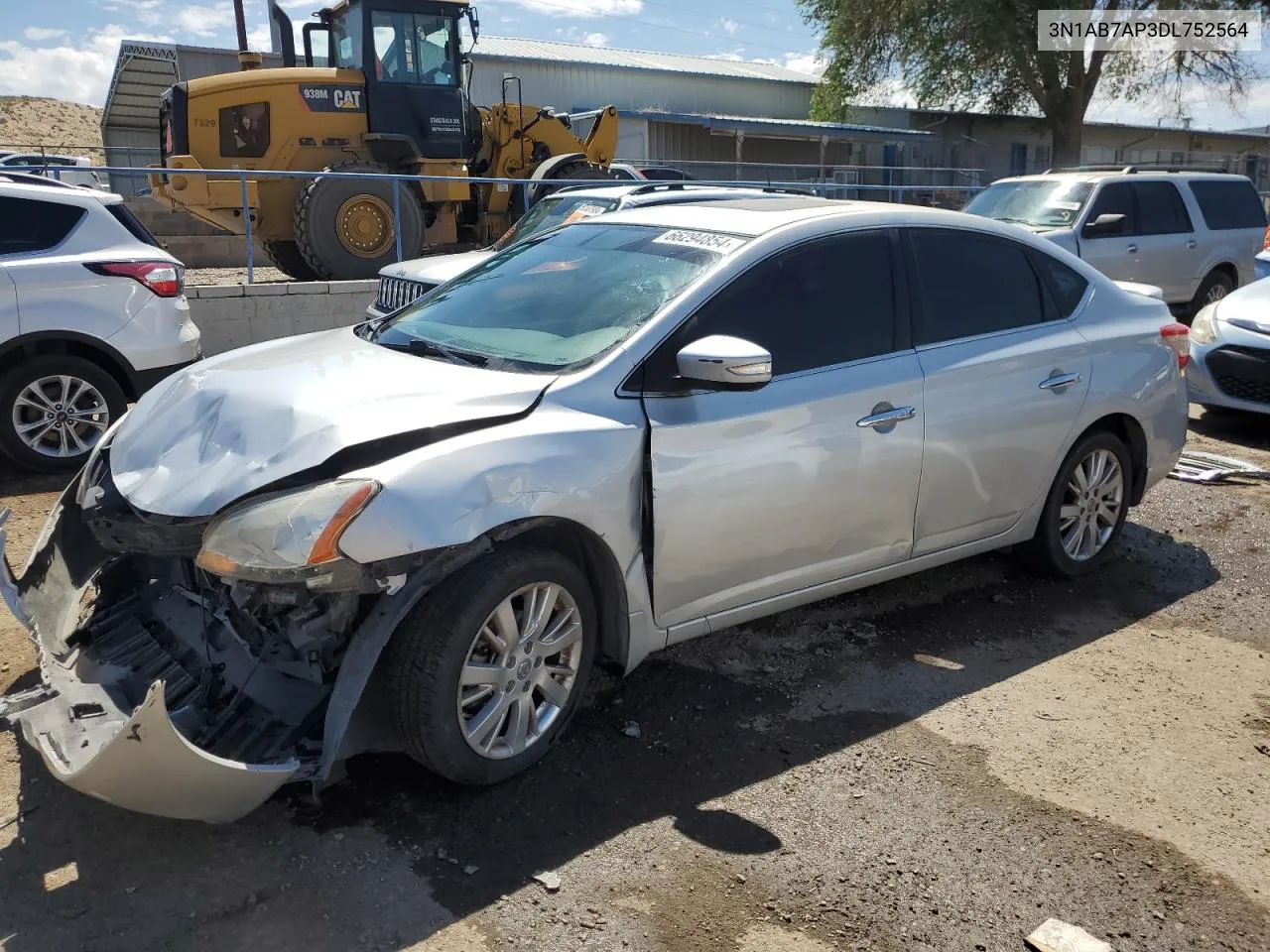 3N1AB7AP3DL752564 2013 Nissan Sentra S