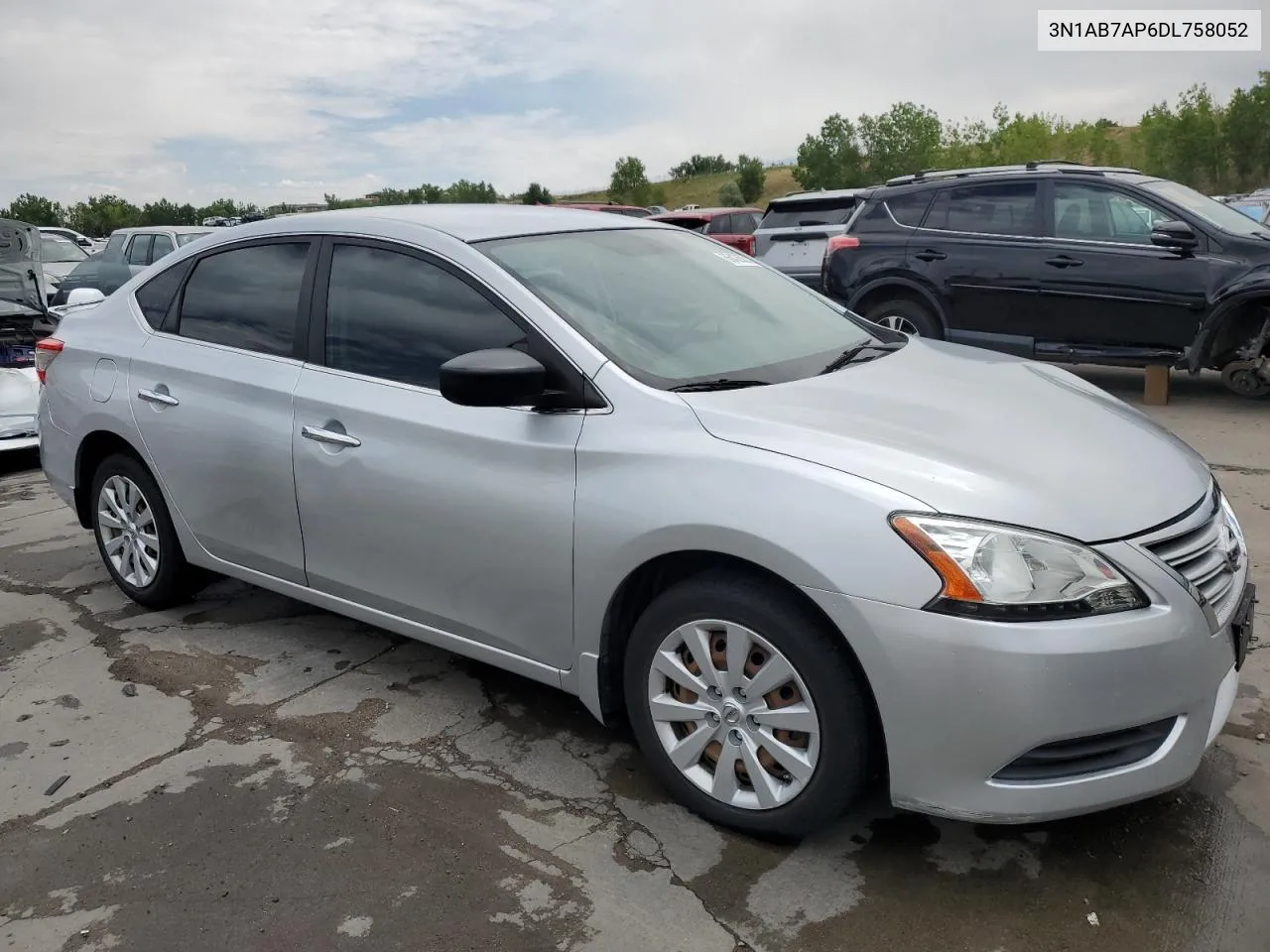 2013 Nissan Sentra S VIN: 3N1AB7AP6DL758052 Lot: 66426274