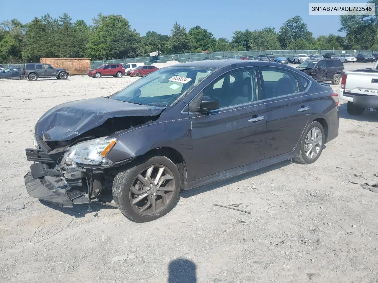 2013 Nissan Sentra S VIN: 3N1AB7APXDL723546 Lot: 66553514