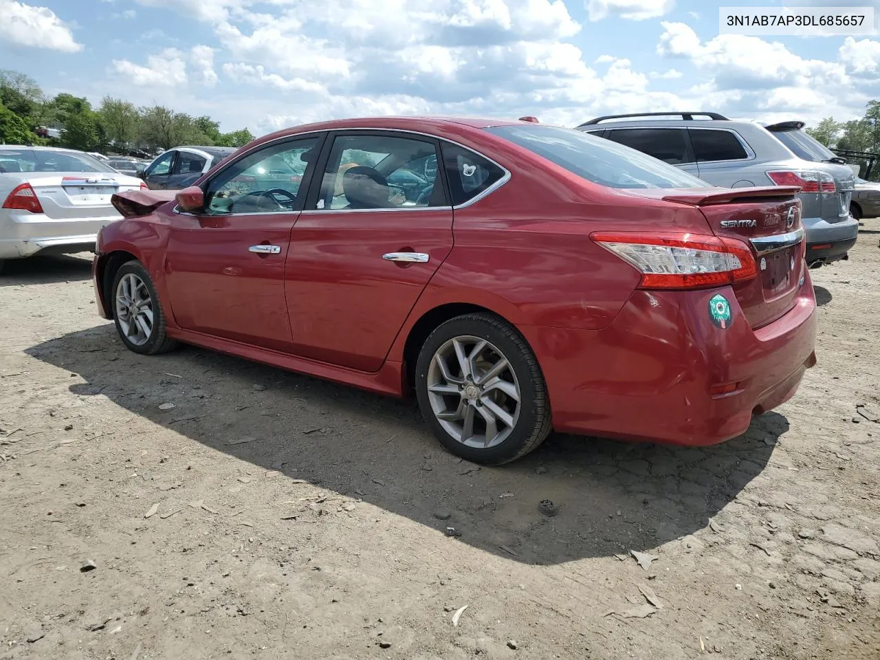 2013 Nissan Sentra S VIN: 3N1AB7AP3DL685657 Lot: 66782854