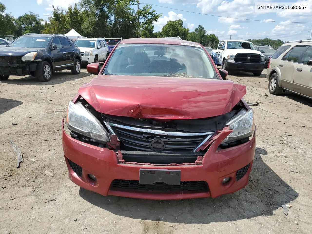 3N1AB7AP3DL685657 2013 Nissan Sentra S