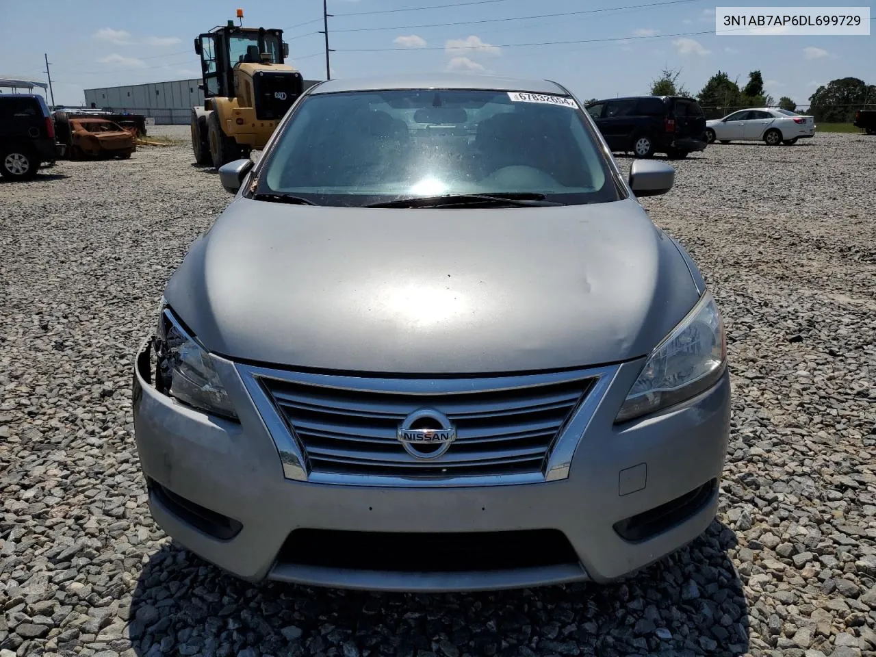 2013 Nissan Sentra S VIN: 3N1AB7AP6DL699729 Lot: 67832654