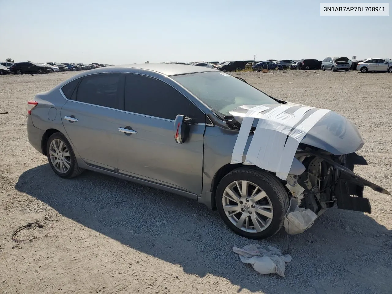 2013 Nissan Sentra S VIN: 3N1AB7AP7DL708941 Lot: 67836564