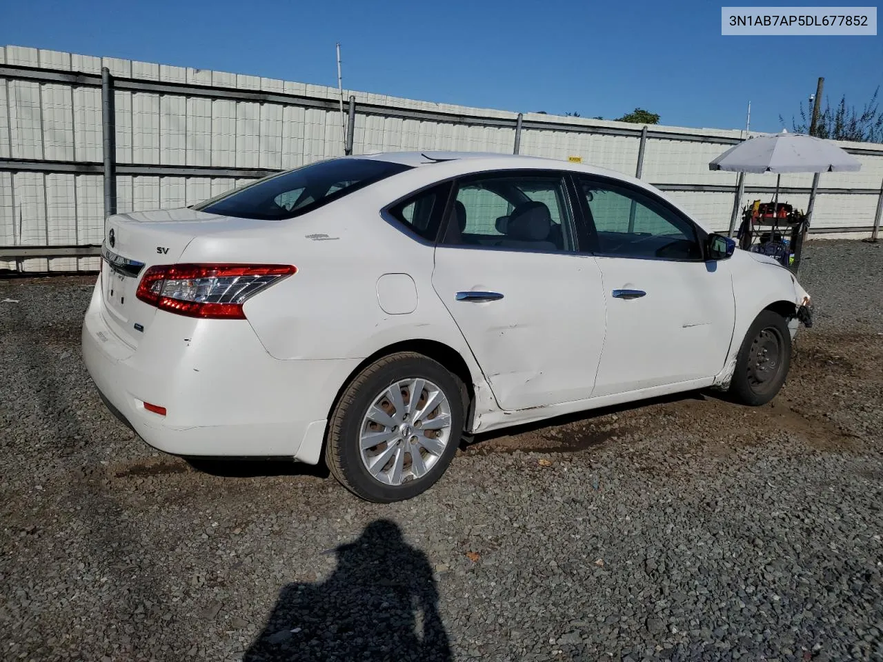 2013 Nissan Sentra S VIN: 3N1AB7AP5DL677852 Lot: 68317804