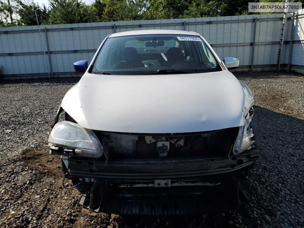 2013 Nissan Sentra S VIN: 3N1AB7AP5DL677852 Lot: 68317804