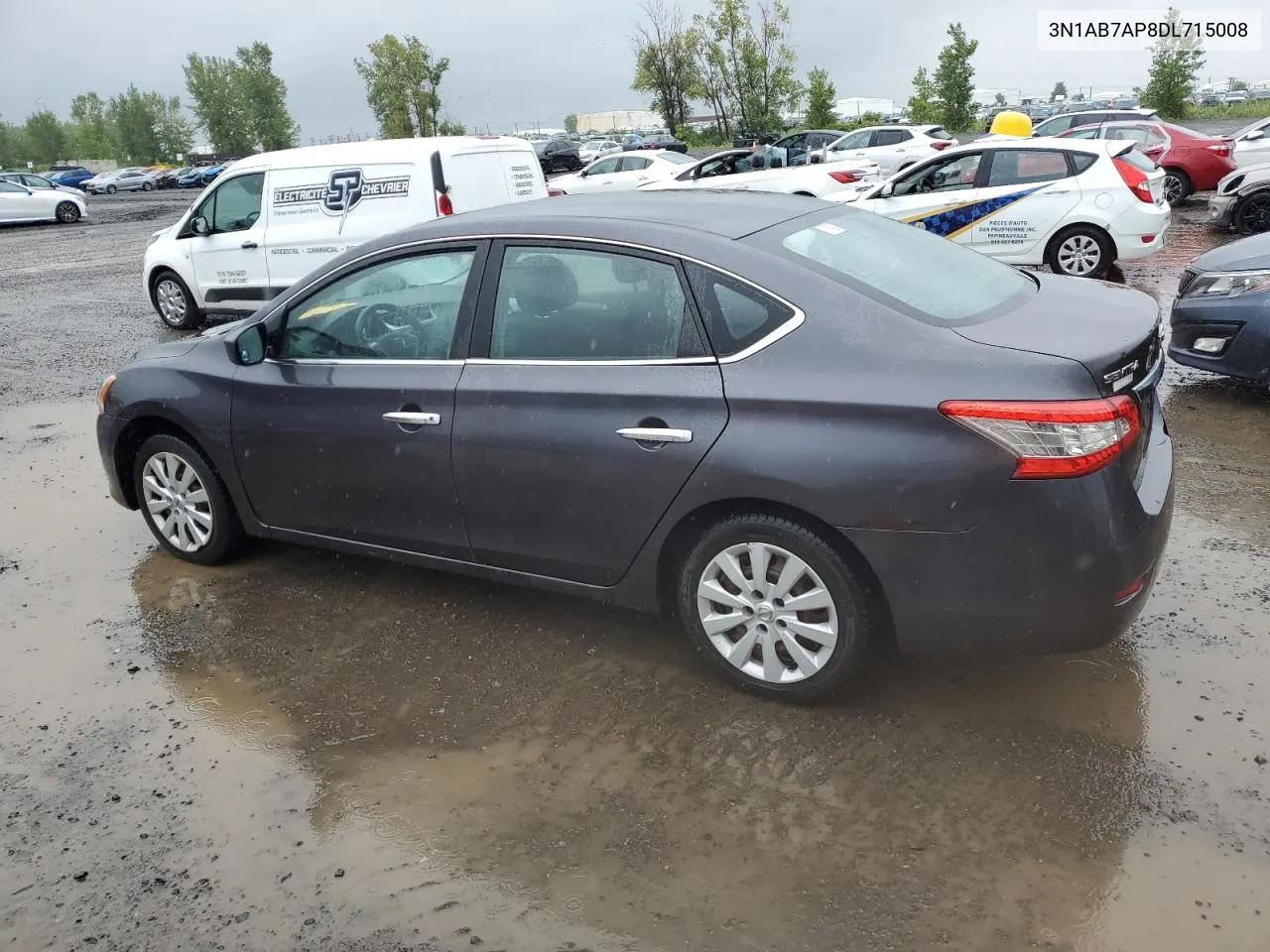 2013 Nissan Sentra S VIN: 3N1AB7AP8DL715008 Lot: 68358374