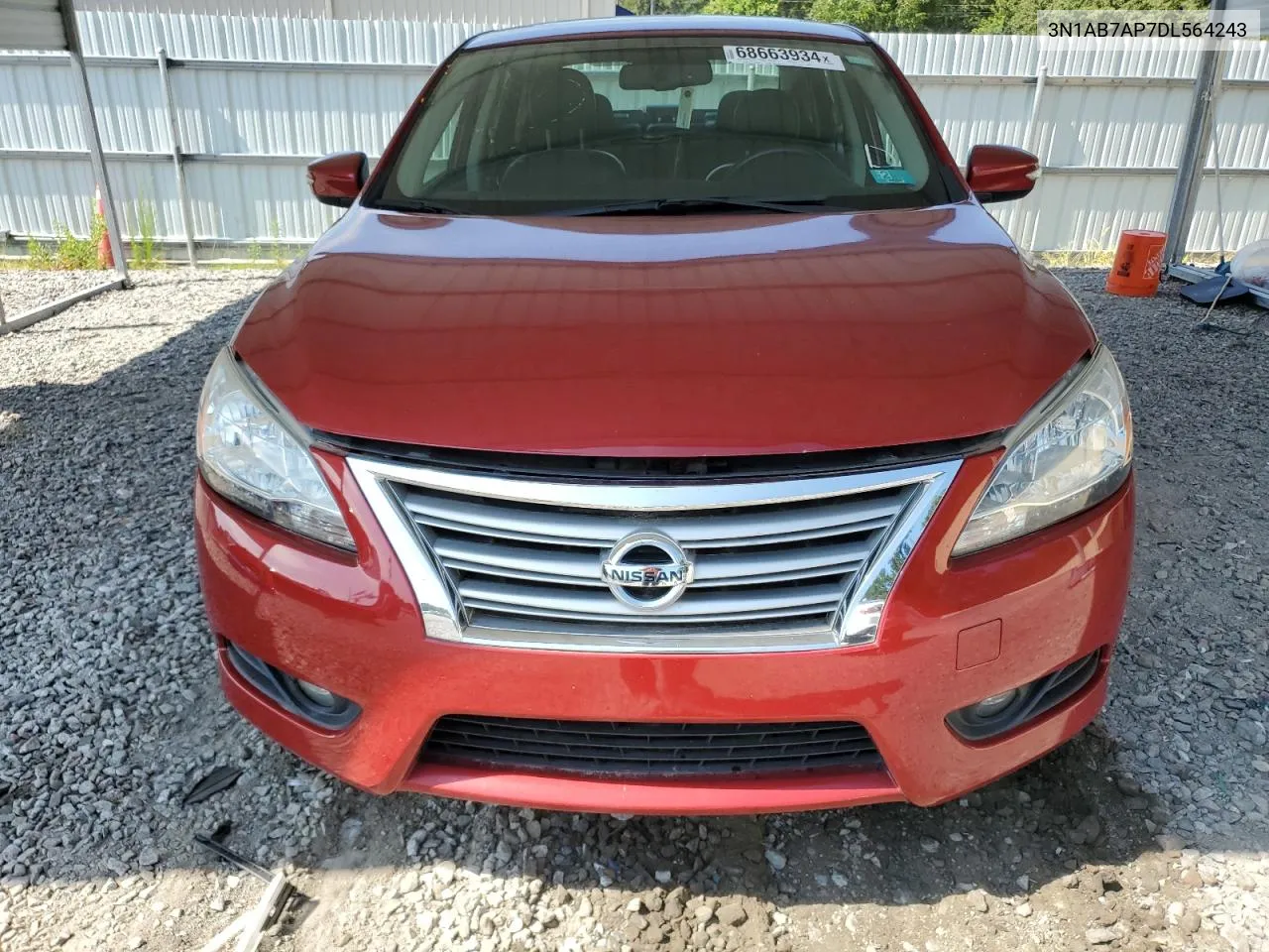 3N1AB7AP7DL564243 2013 Nissan Sentra S