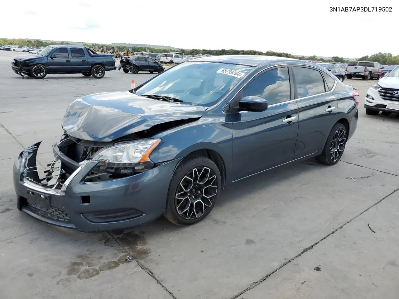 2013 Nissan Sentra S VIN: 3N1AB7AP3DL719502 Lot: 68799864