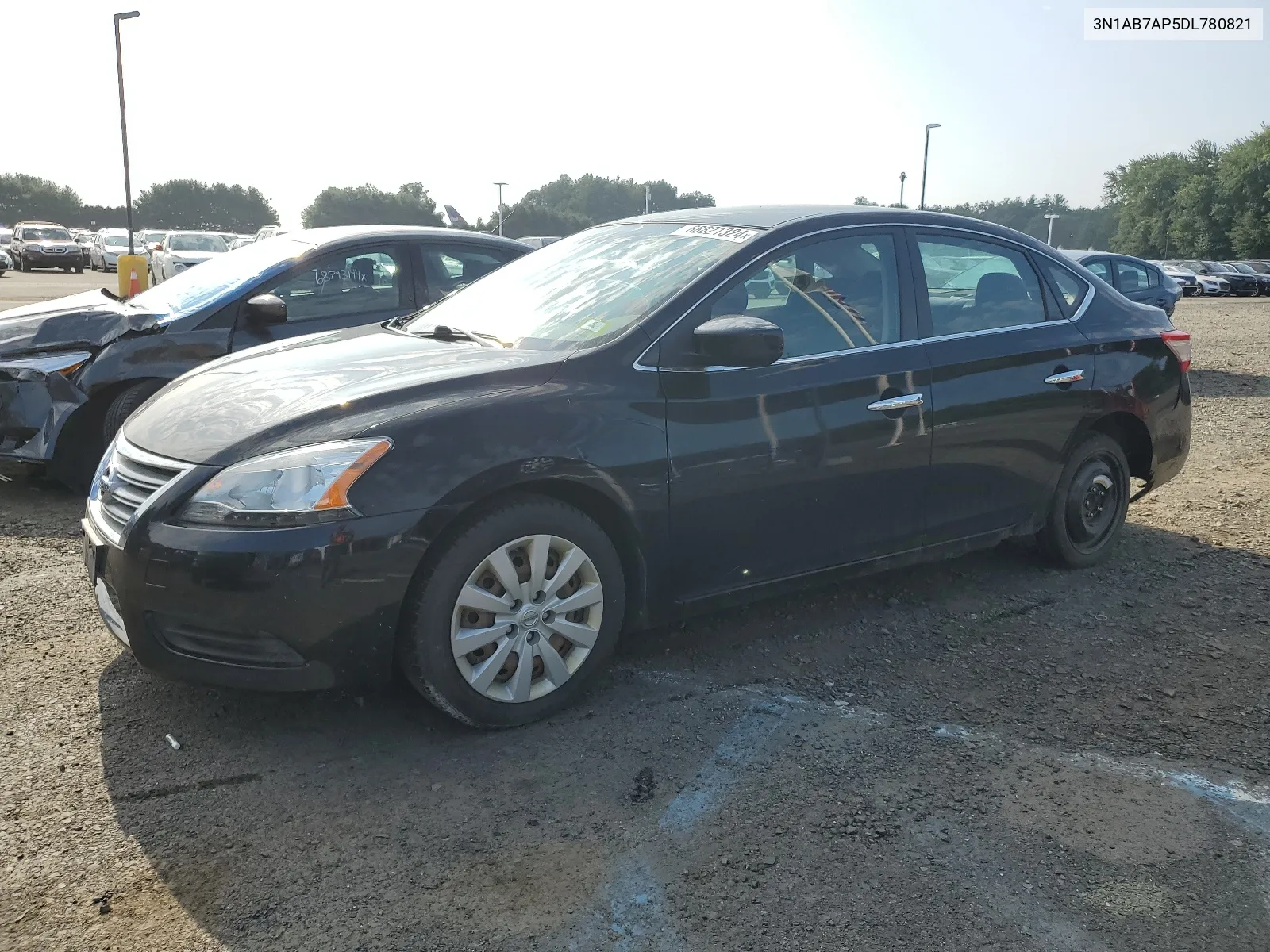 2013 Nissan Sentra S VIN: 3N1AB7AP5DL780821 Lot: 68821324