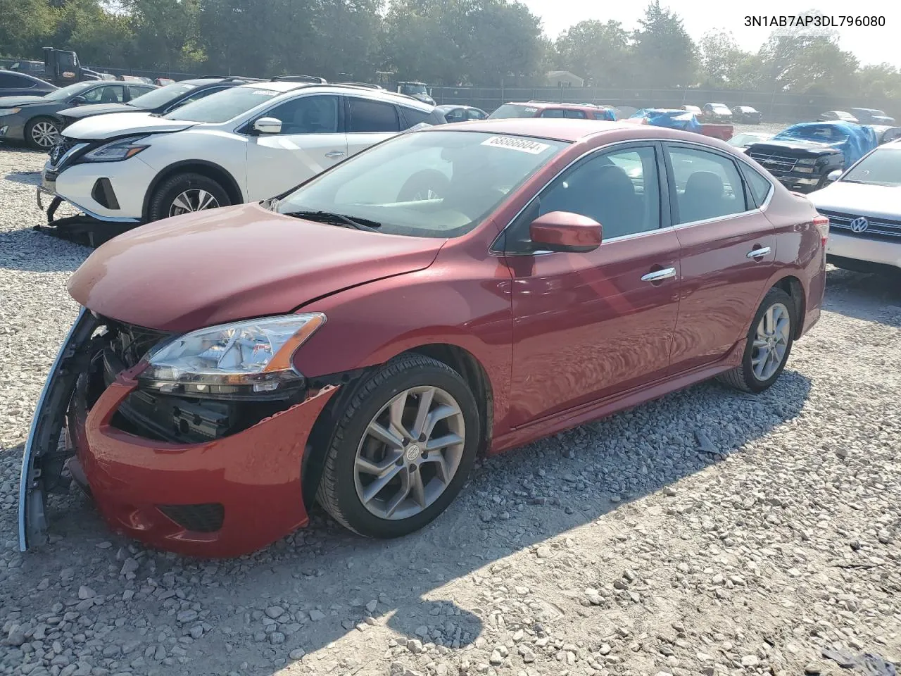 3N1AB7AP3DL796080 2013 Nissan Sentra S