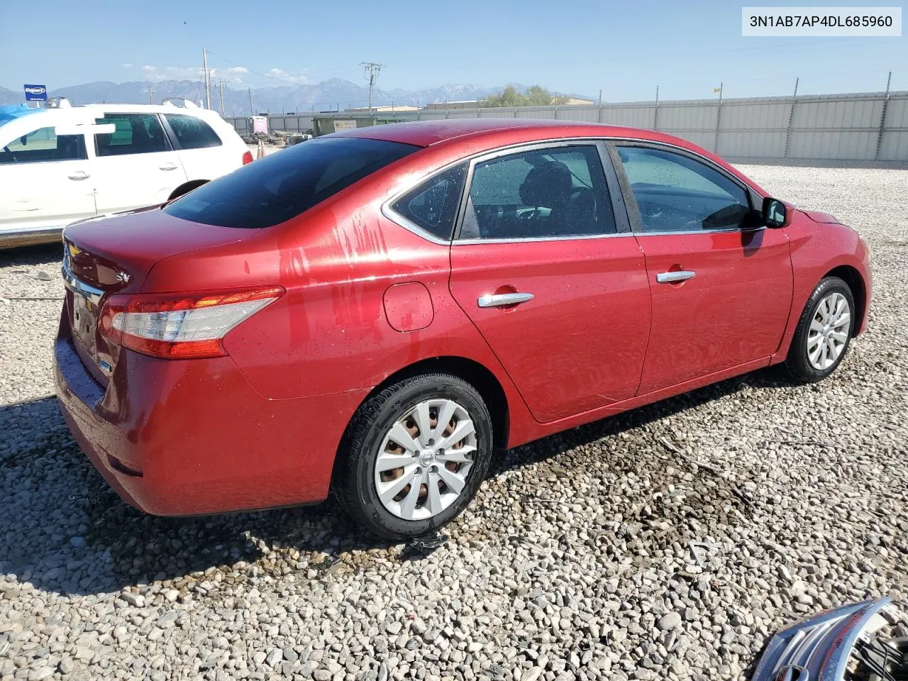 3N1AB7AP4DL685960 2013 Nissan Sentra S