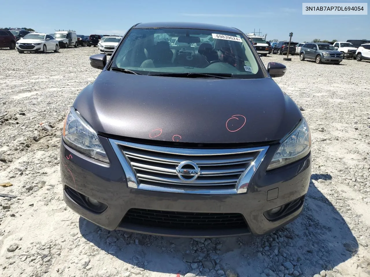 2013 Nissan Sentra S VIN: 3N1AB7AP7DL694054 Lot: 69839624