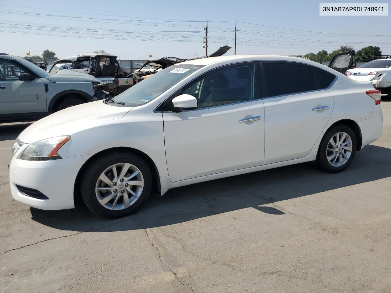 2013 Nissan Sentra S VIN: 3N1AB7AP9DL748941 Lot: 70043314