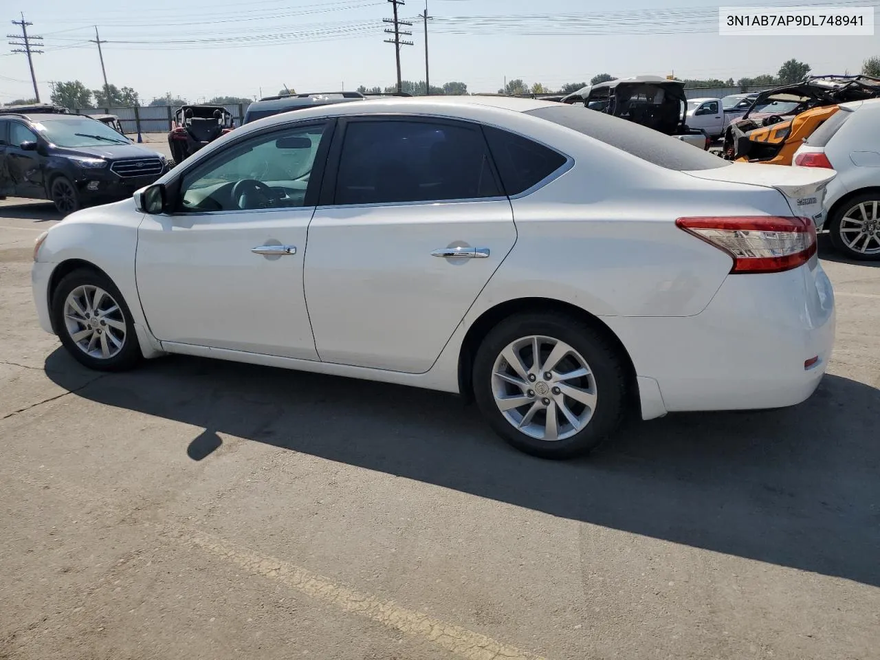 2013 Nissan Sentra S VIN: 3N1AB7AP9DL748941 Lot: 70043314