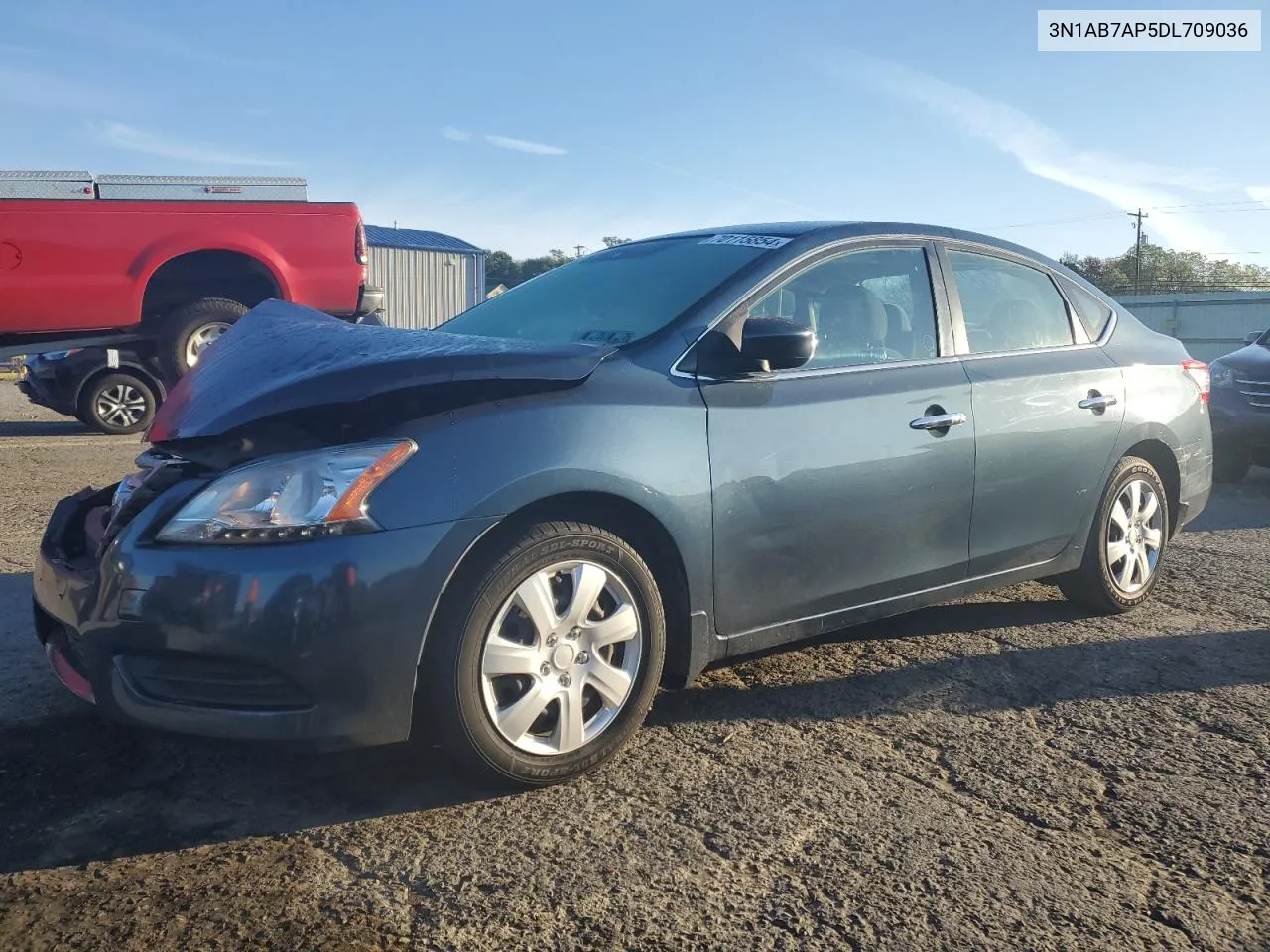 2013 Nissan Sentra S VIN: 3N1AB7AP5DL709036 Lot: 70115854