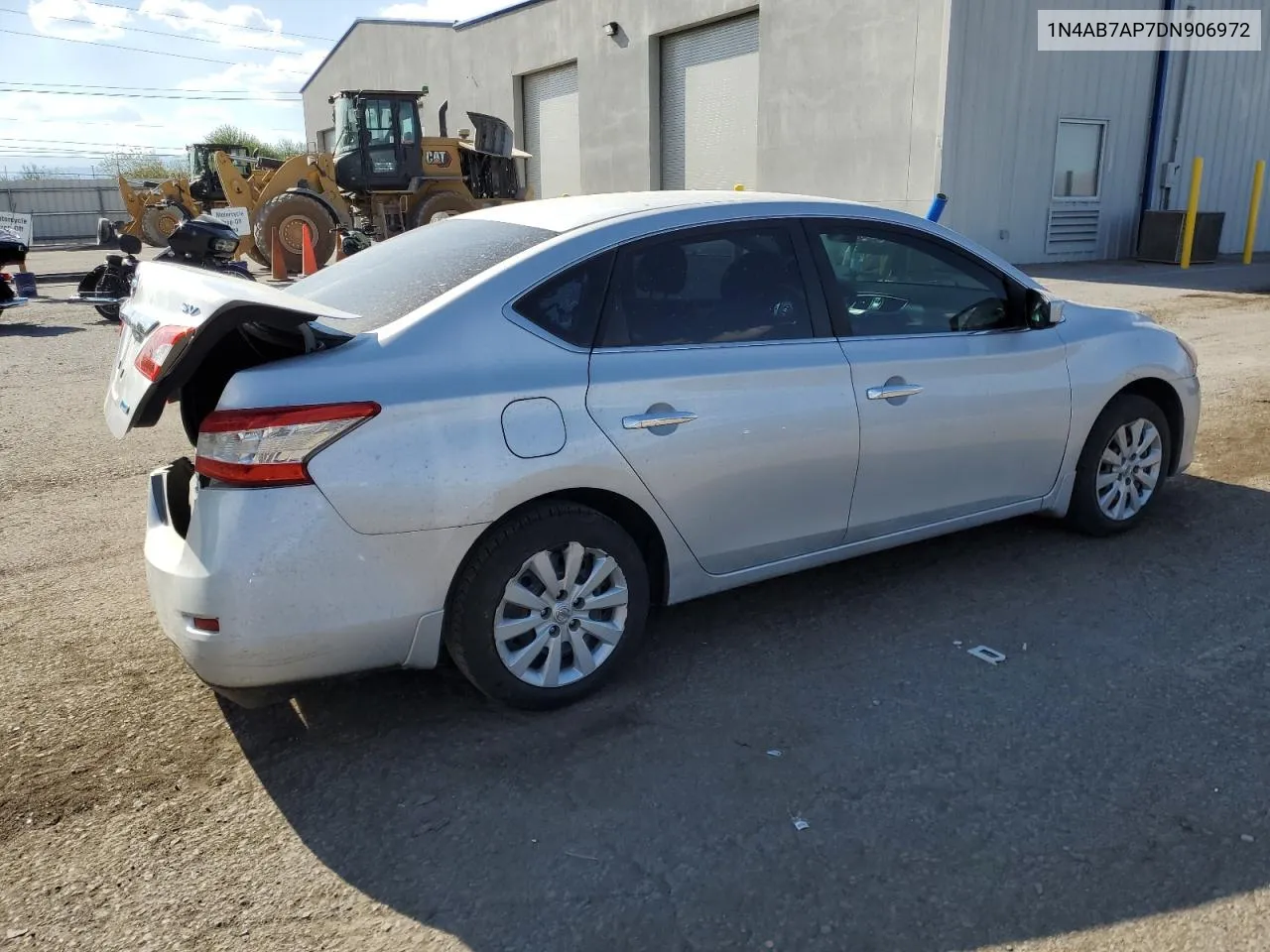 2013 Nissan Sentra S VIN: 1N4AB7AP7DN906972 Lot: 70207474