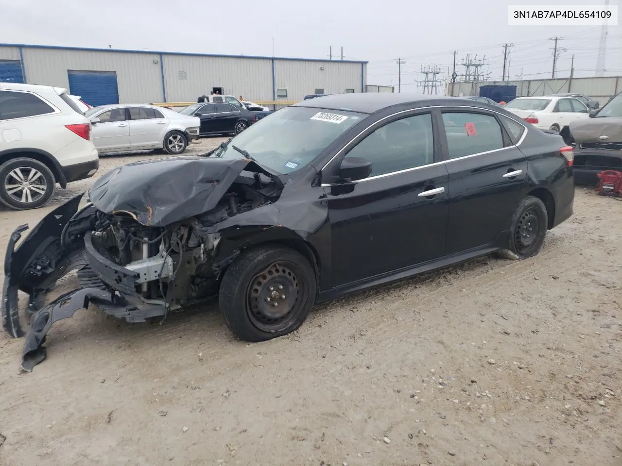 2013 Nissan Sentra S VIN: 3N1AB7AP4DL654109 Lot: 70269314