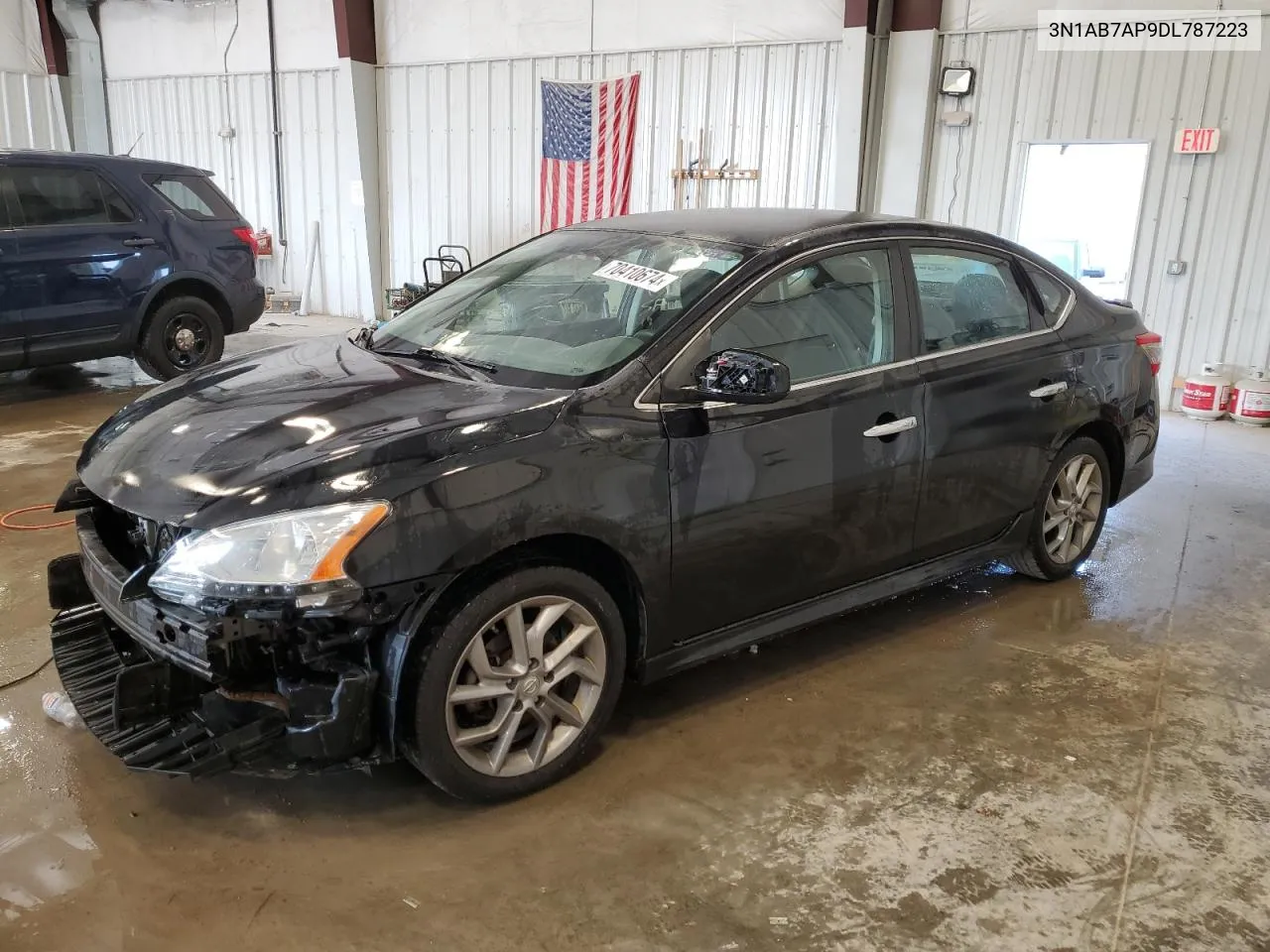 2013 Nissan Sentra S VIN: 3N1AB7AP9DL787223 Lot: 70410674