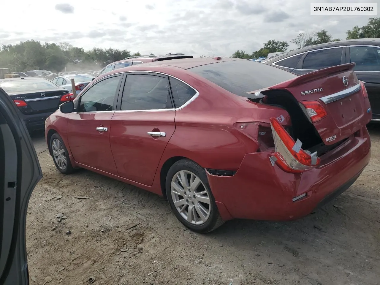 3N1AB7AP2DL760302 2013 Nissan Sentra S