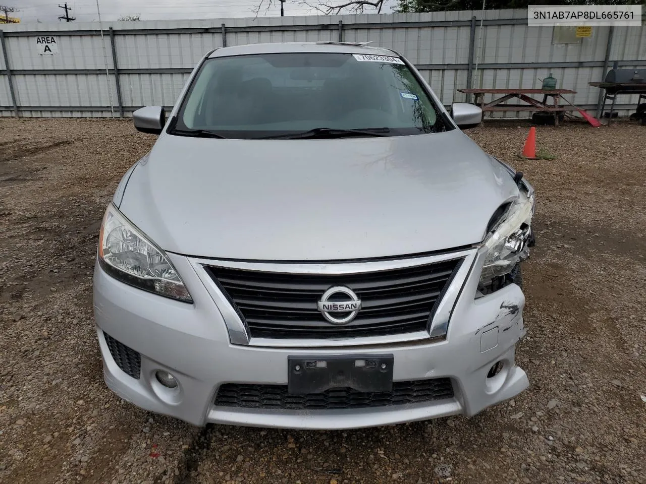 2013 Nissan Sentra S VIN: 3N1AB7AP8DL665761 Lot: 70623304