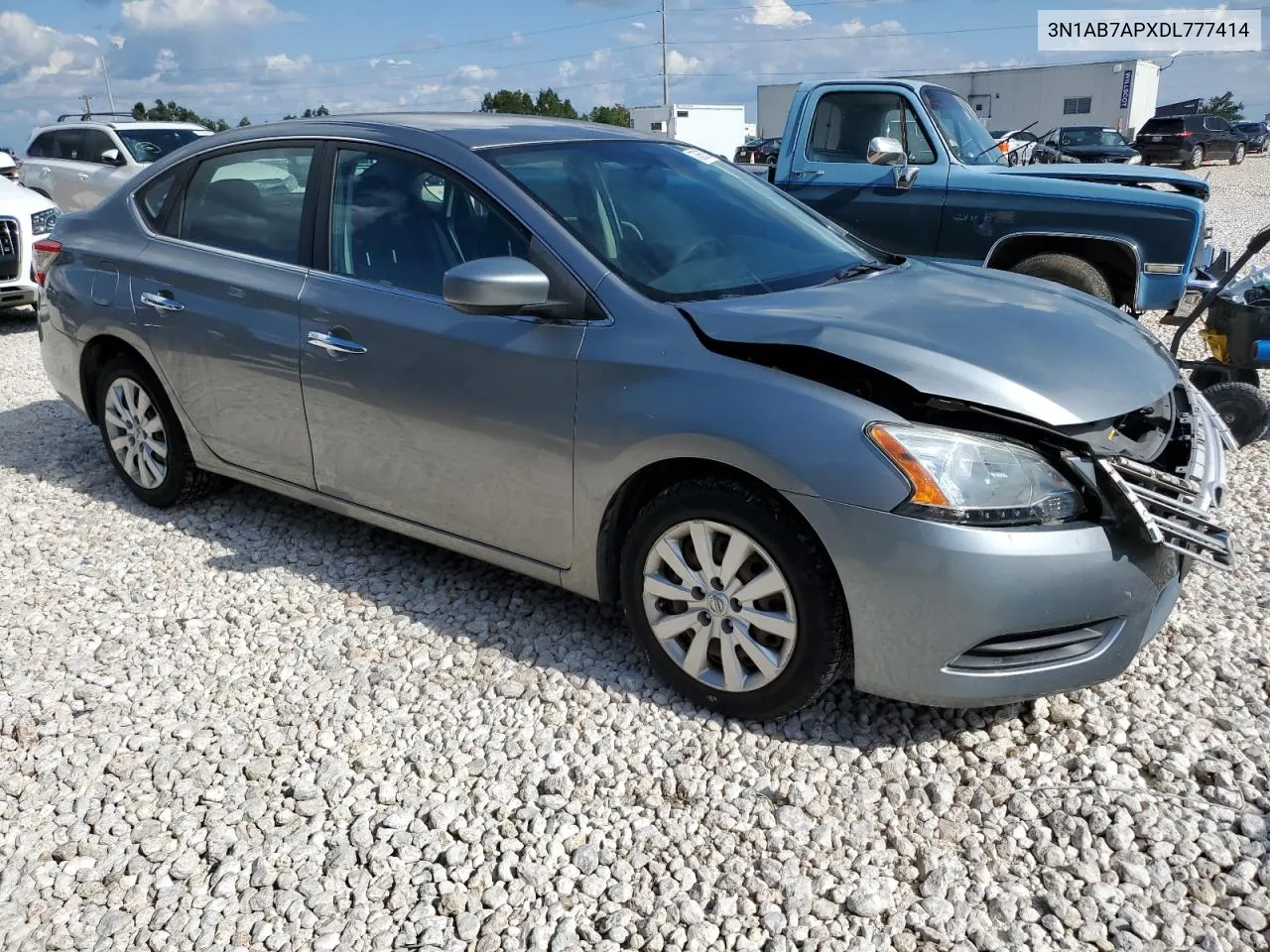 2013 Nissan Sentra S VIN: 3N1AB7APXDL777414 Lot: 70653574