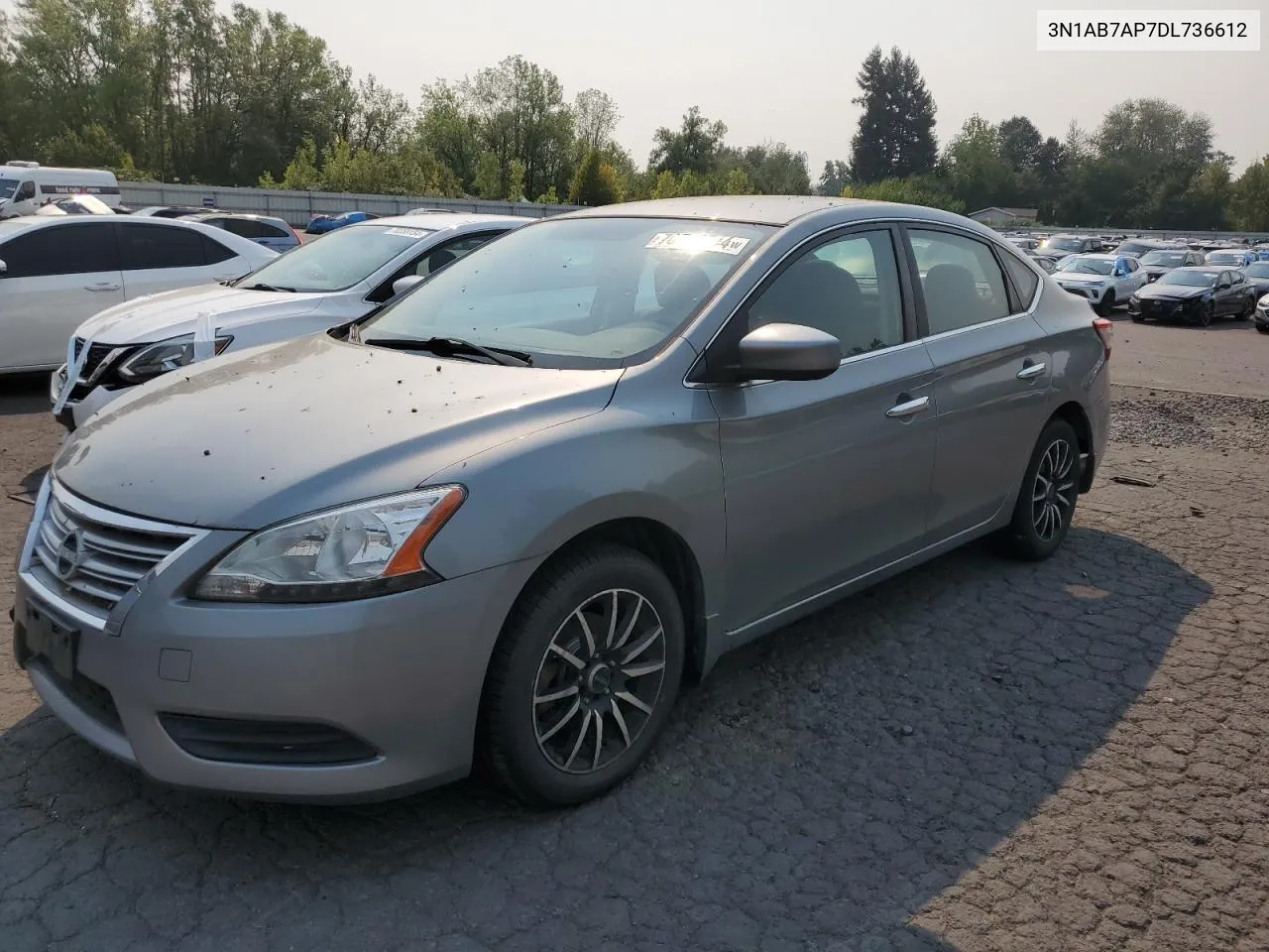 2013 Nissan Sentra S VIN: 3N1AB7AP7DL736612 Lot: 70713744