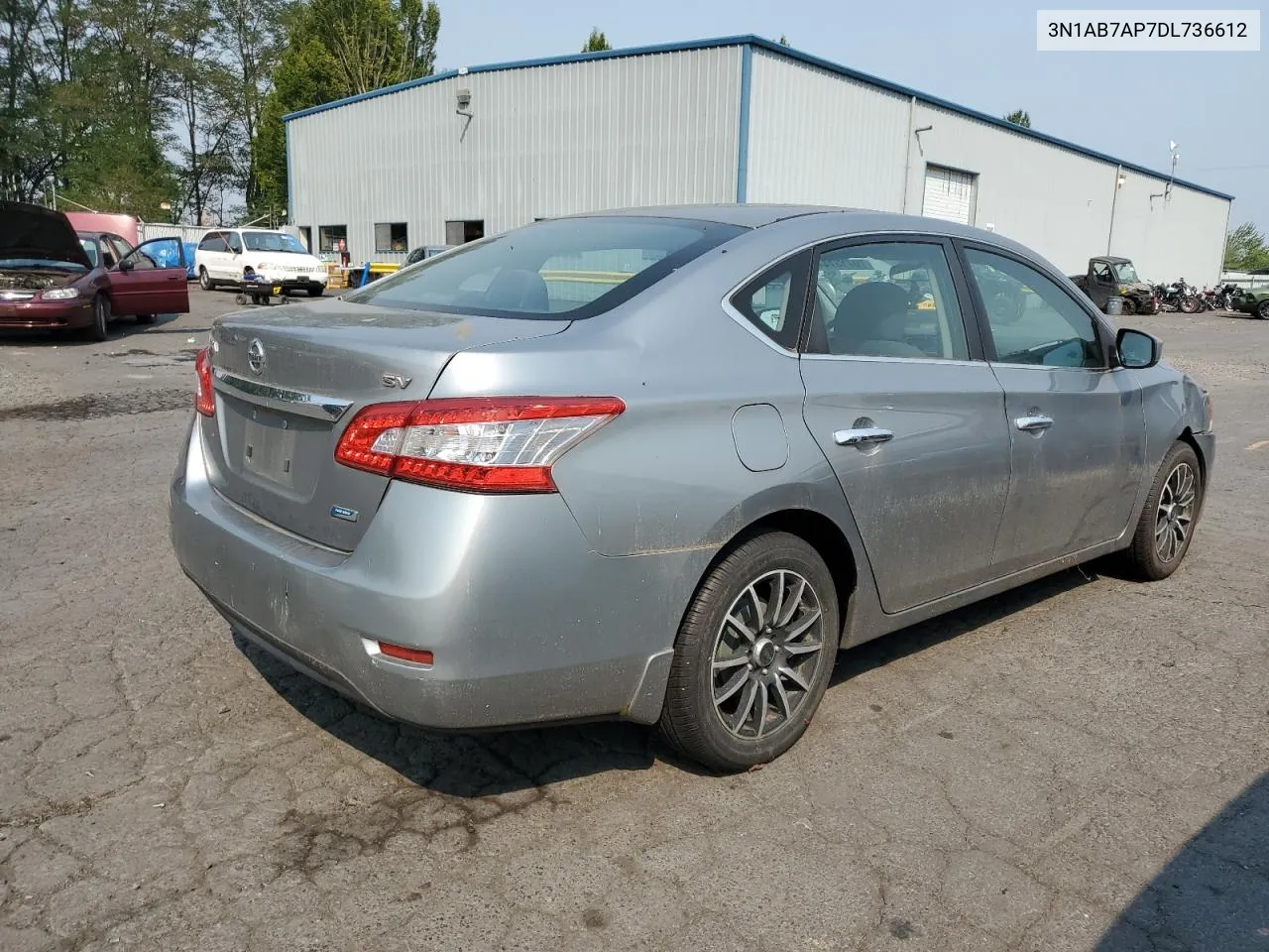 2013 Nissan Sentra S VIN: 3N1AB7AP7DL736612 Lot: 70713744