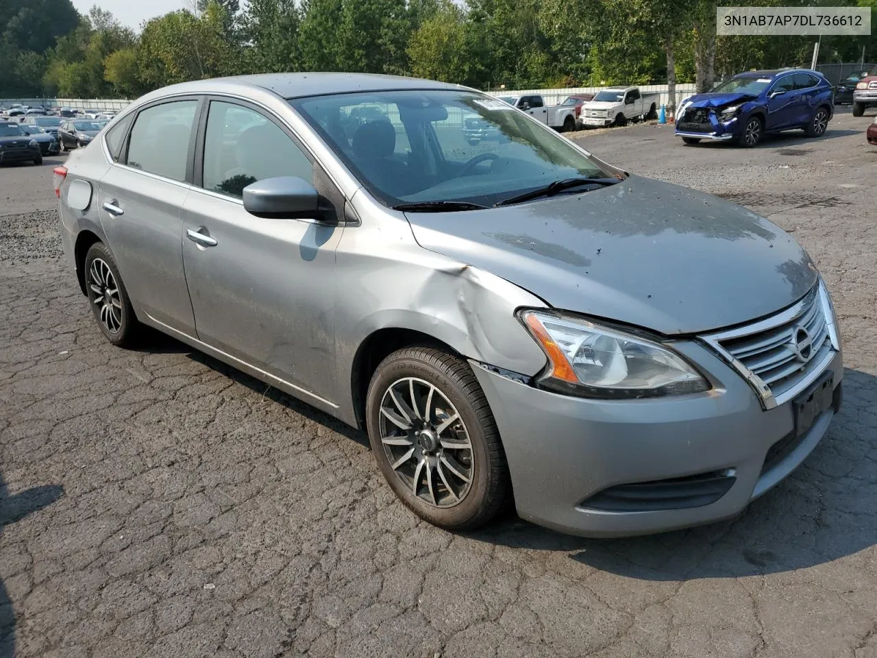 2013 Nissan Sentra S VIN: 3N1AB7AP7DL736612 Lot: 70713744