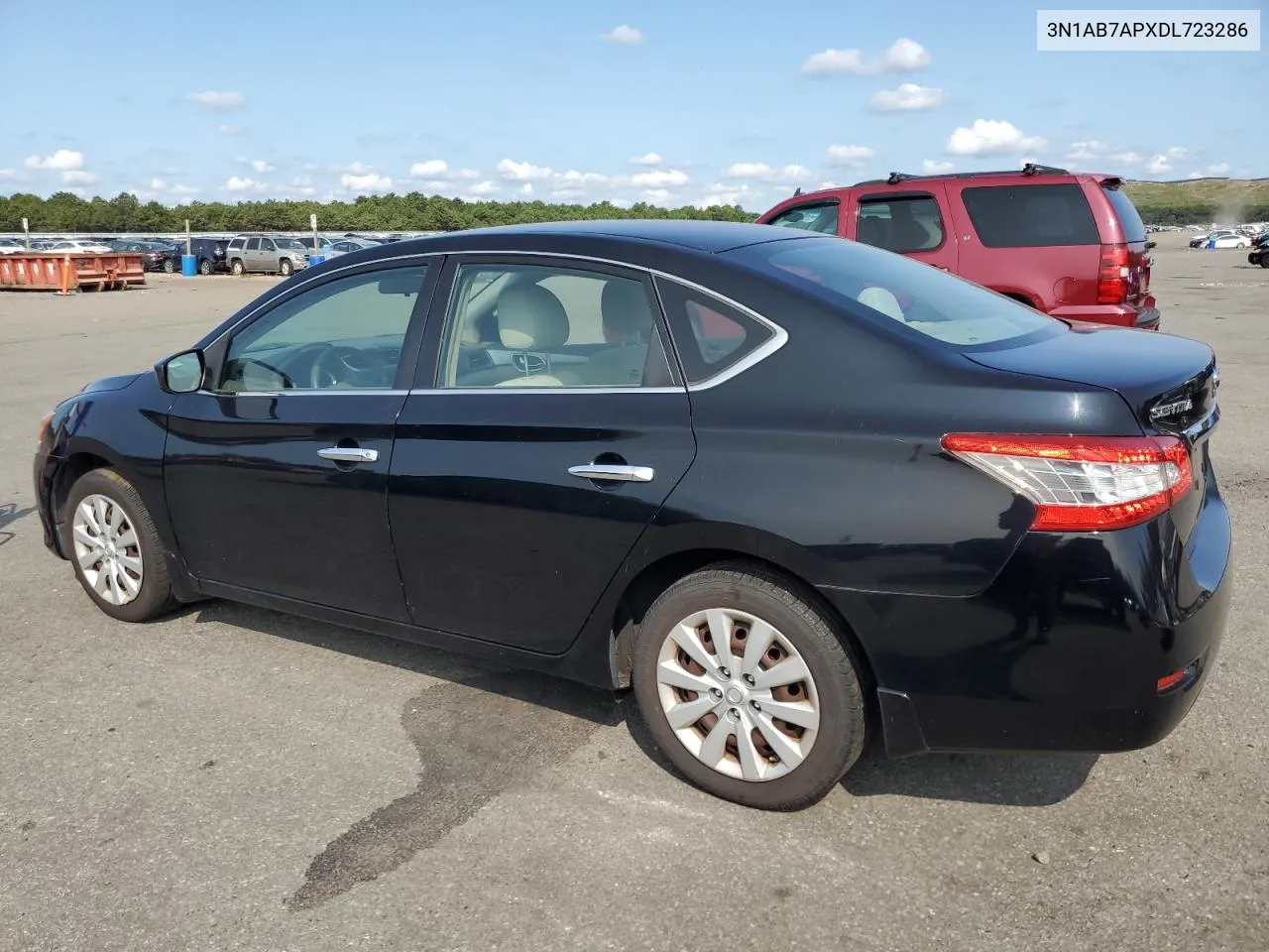 2013 Nissan Sentra S VIN: 3N1AB7APXDL723286 Lot: 70801994