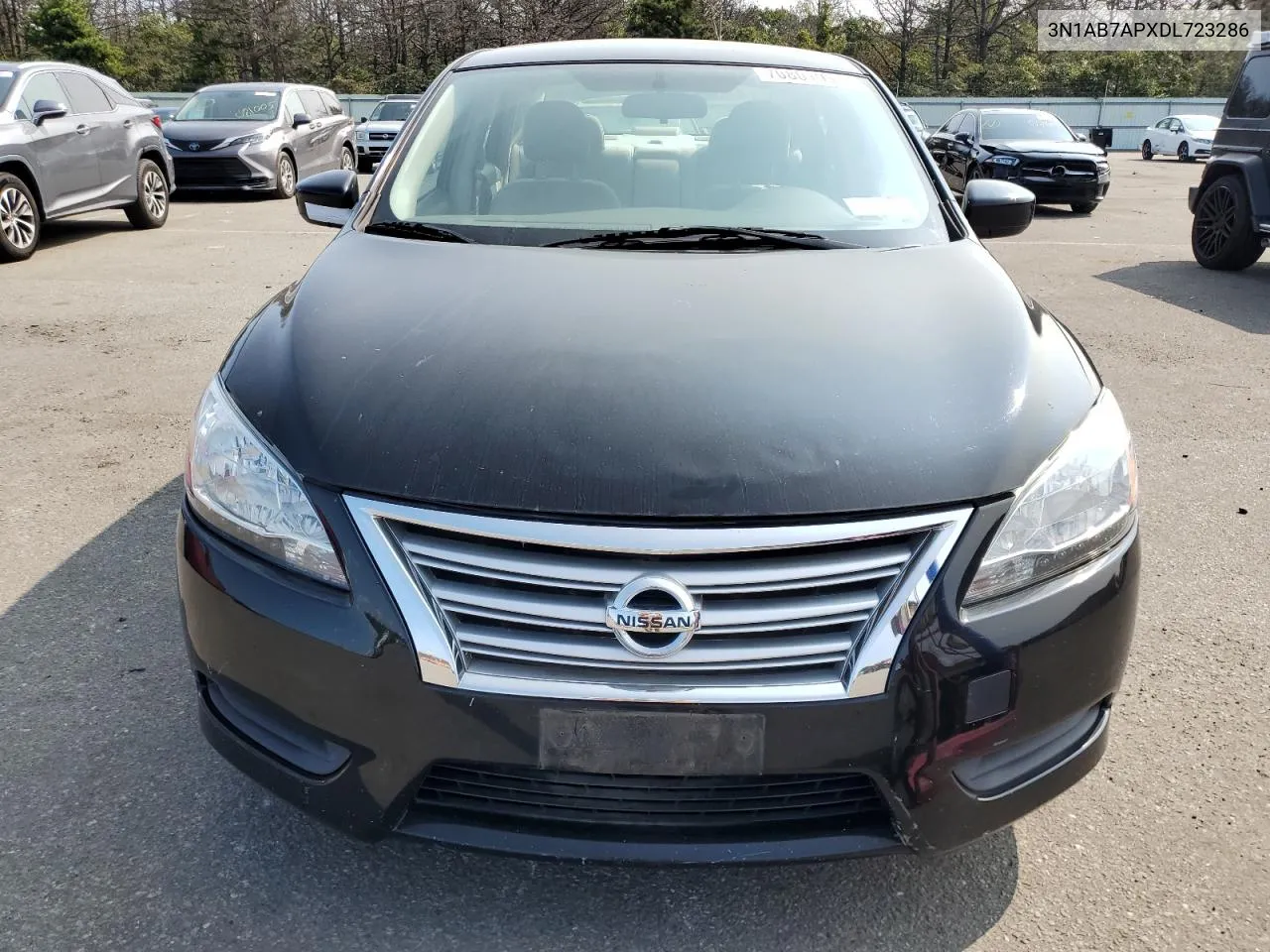 2013 Nissan Sentra S VIN: 3N1AB7APXDL723286 Lot: 70801994