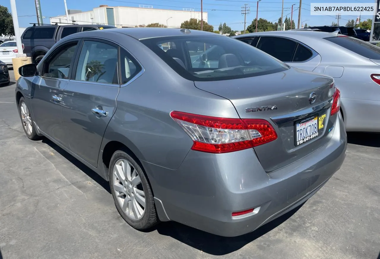 2013 Nissan Sentra S VIN: 3N1AB7AP8DL622425 Lot: 70876264