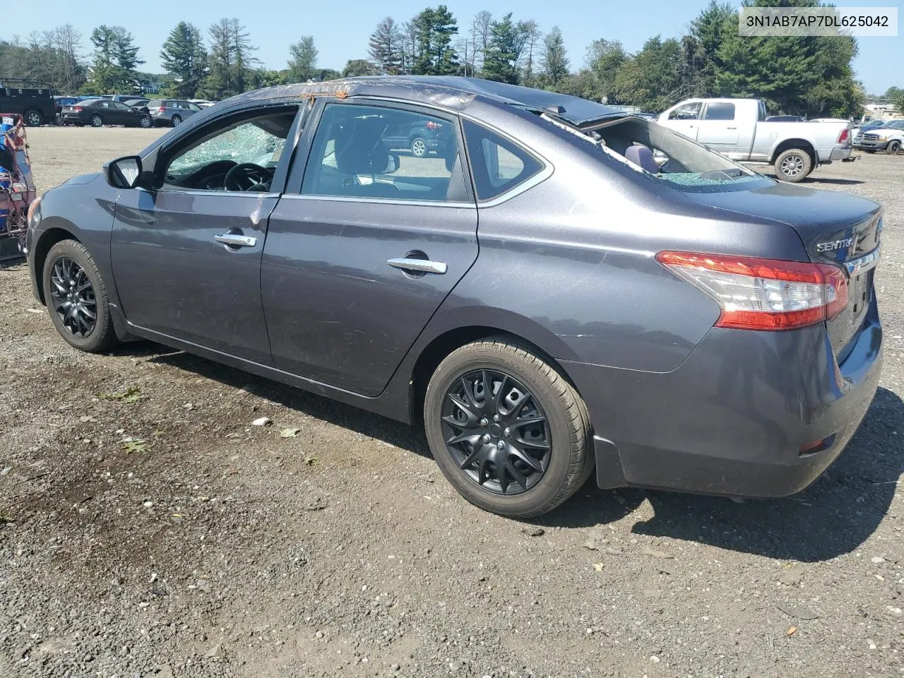 2013 Nissan Sentra S VIN: 3N1AB7AP7DL625042 Lot: 70903704