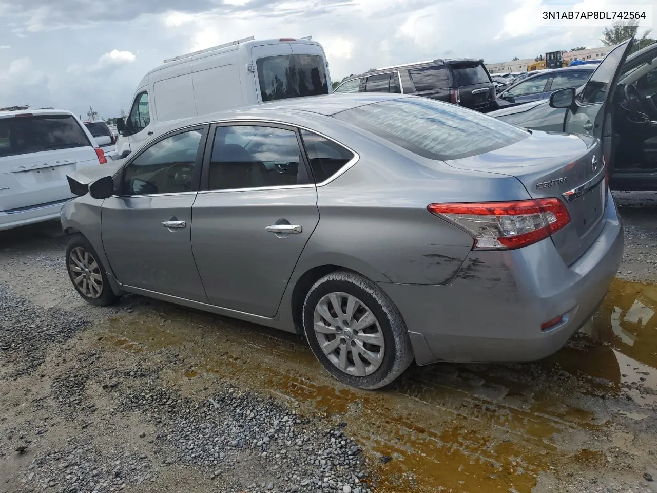 2013 Nissan Sentra S VIN: 3N1AB7AP8DL742564 Lot: 71252054