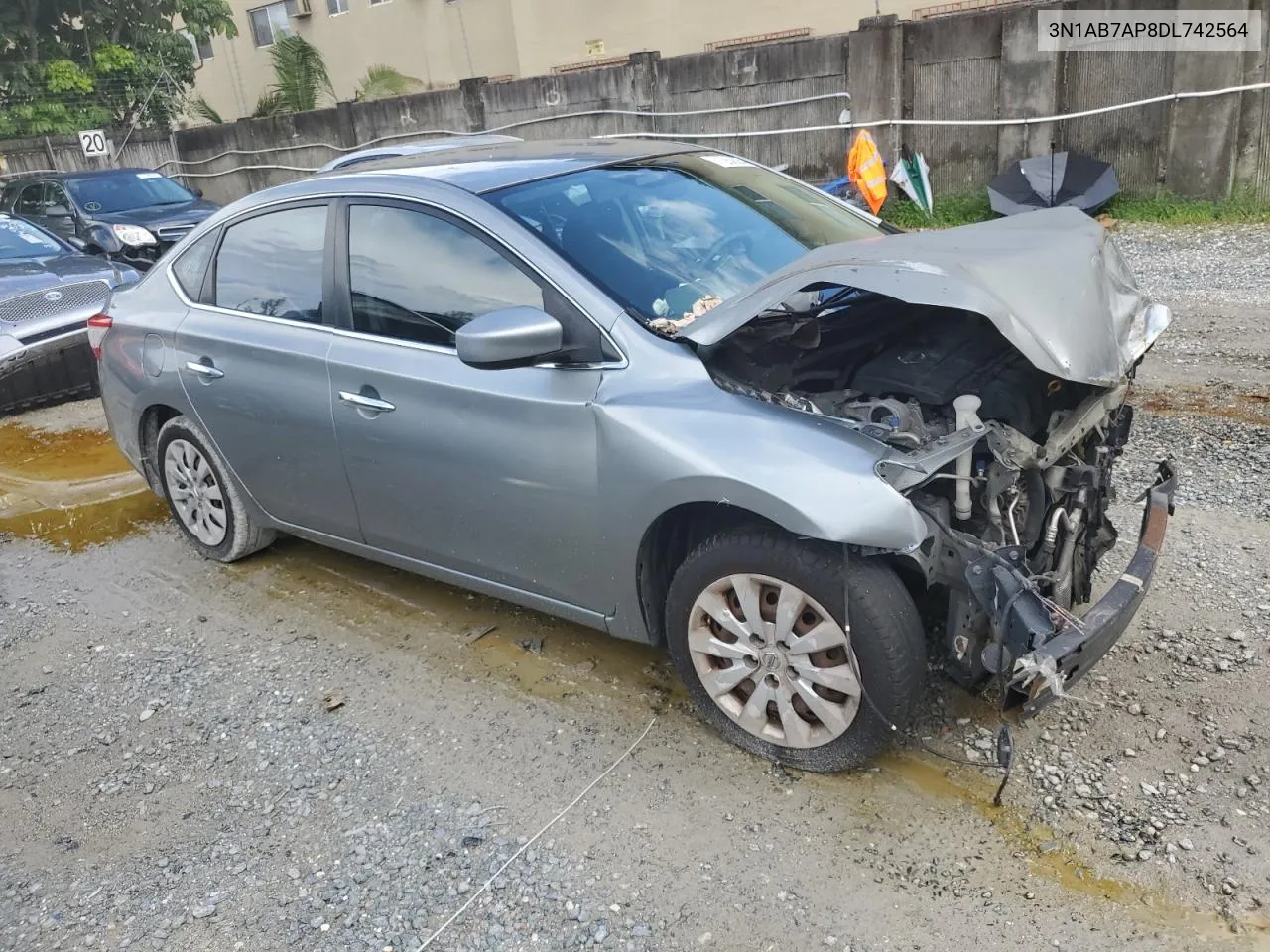 3N1AB7AP8DL742564 2013 Nissan Sentra S