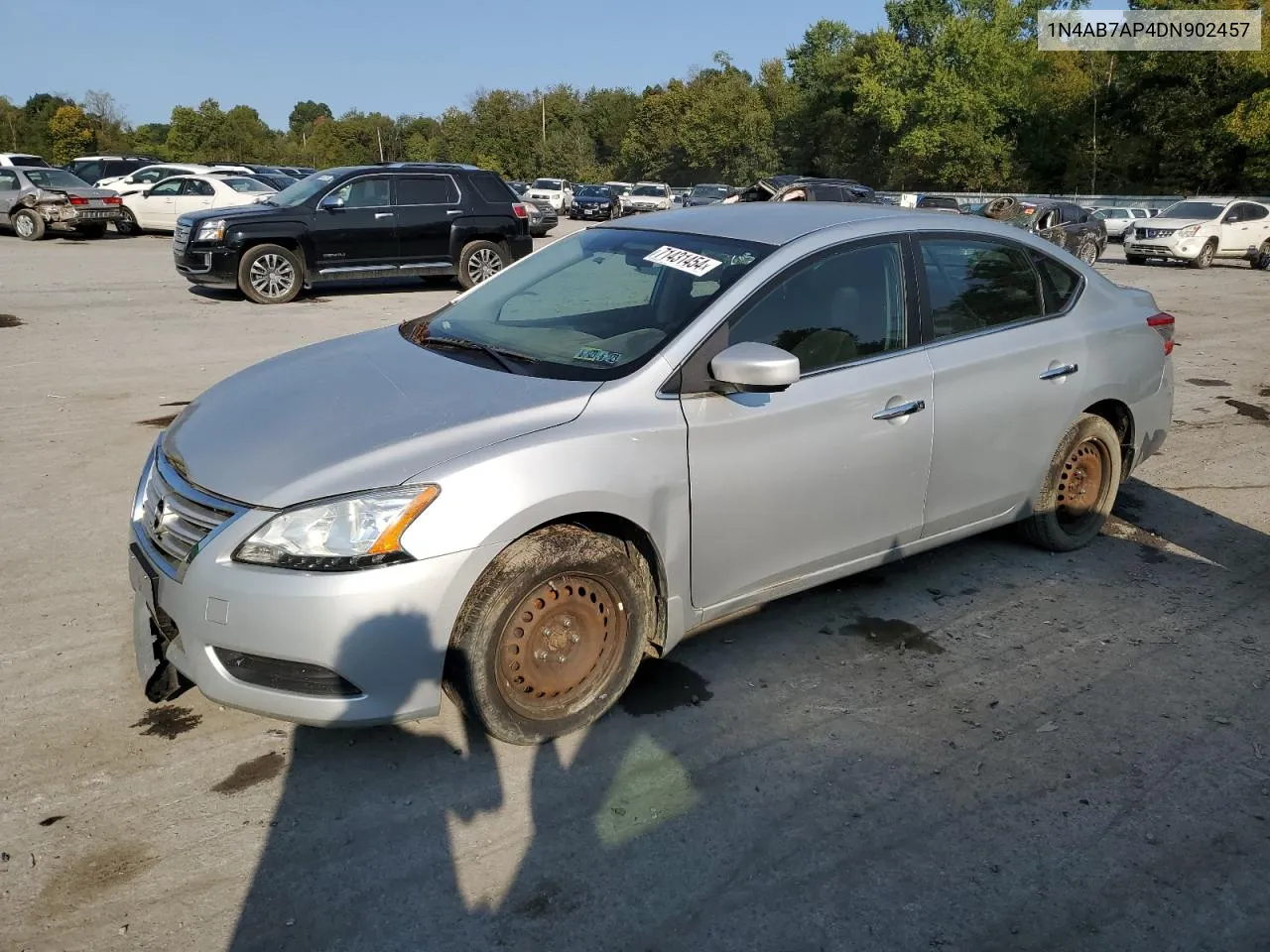 1N4AB7AP4DN902457 2013 Nissan Sentra S