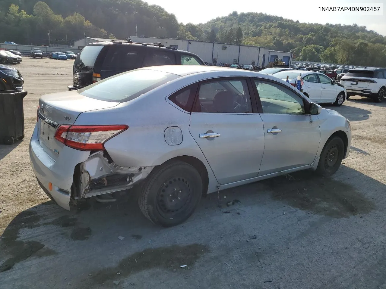 2013 Nissan Sentra S VIN: 1N4AB7AP4DN902457 Lot: 71431454