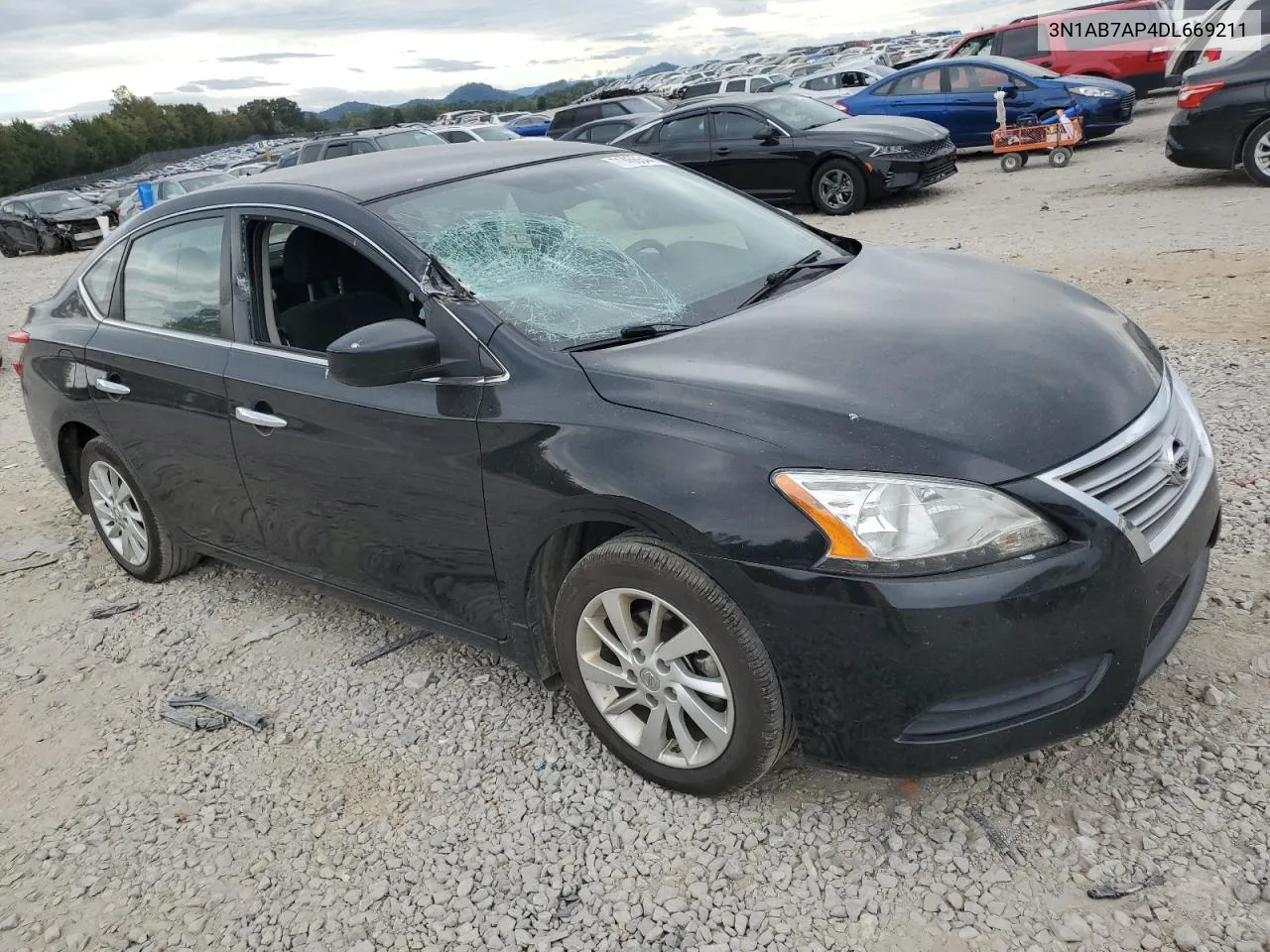 2013 Nissan Sentra S VIN: 3N1AB7AP4DL669211 Lot: 71456544