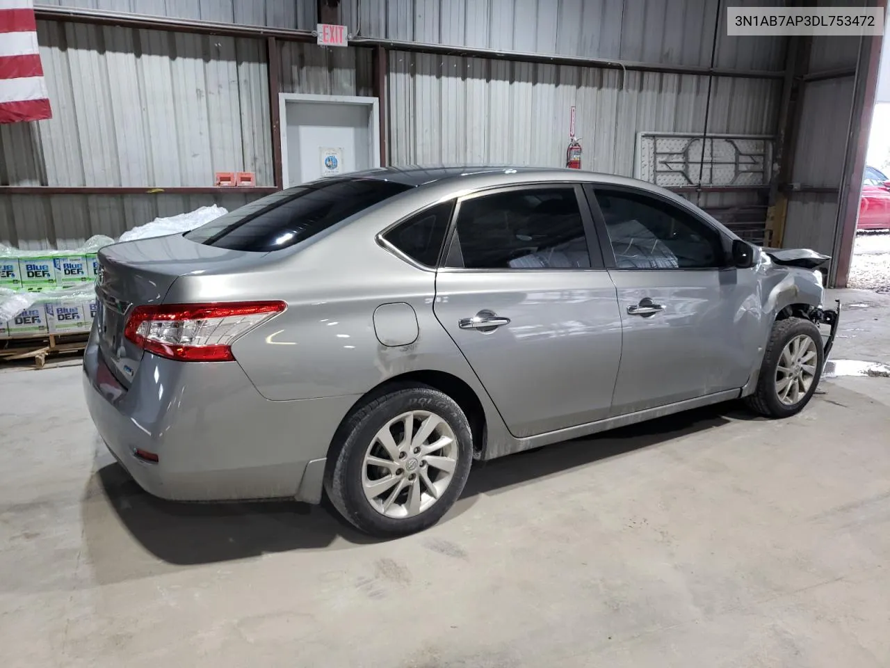 2013 Nissan Sentra S VIN: 3N1AB7AP3DL753472 Lot: 72166514