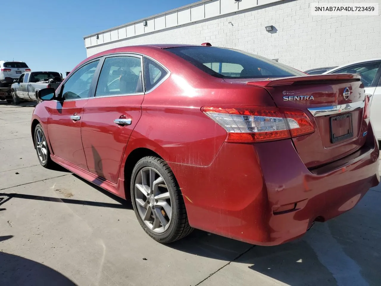 2013 Nissan Sentra S VIN: 3N1AB7AP4DL723459 Lot: 72201794