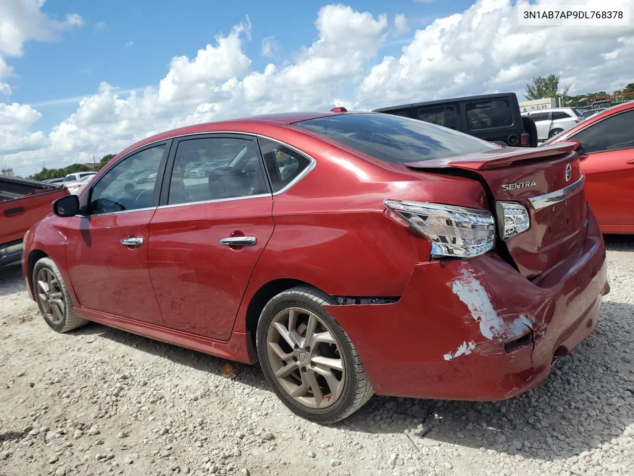 2013 Nissan Sentra S VIN: 3N1AB7AP9DL768378 Lot: 72622084