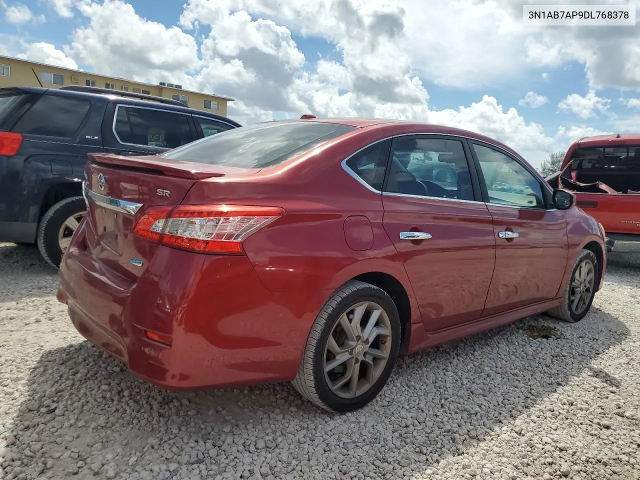 2013 Nissan Sentra S VIN: 3N1AB7AP9DL768378 Lot: 72622084