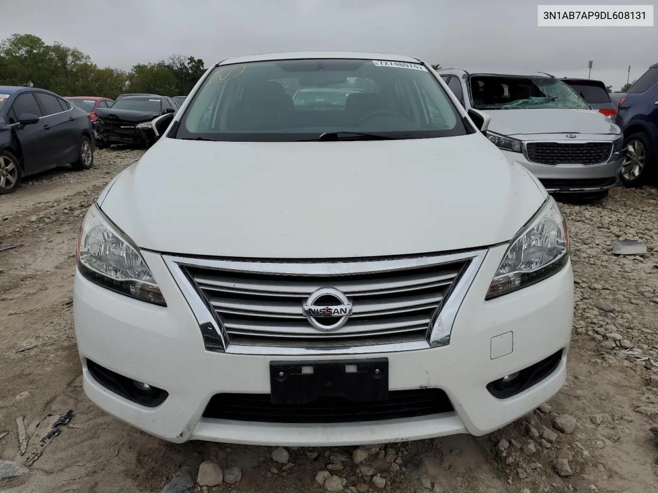 2013 Nissan Sentra S VIN: 3N1AB7AP9DL608131 Lot: 72748074