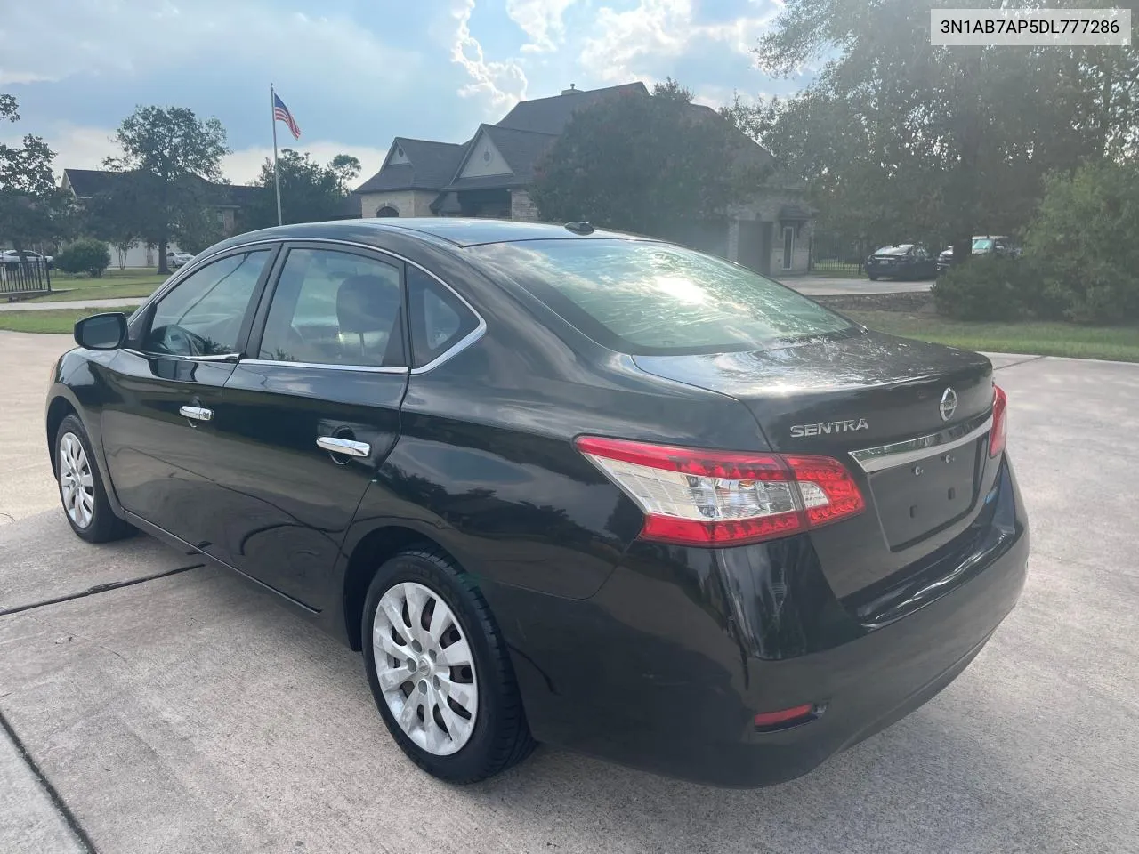 2013 Nissan Sentra S VIN: 3N1AB7AP5DL777286 Lot: 73360254