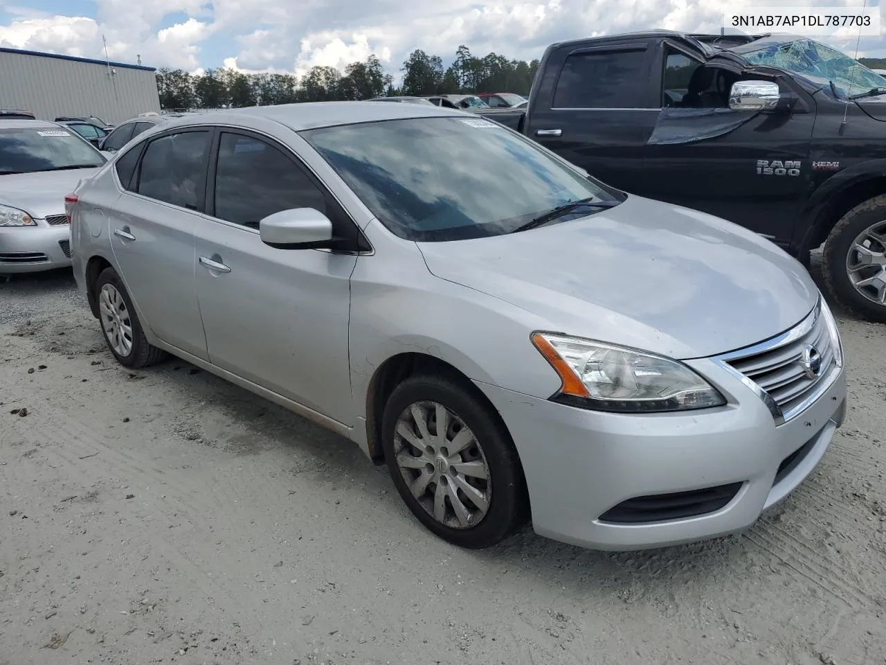 2013 Nissan Sentra S VIN: 3N1AB7AP1DL787703 Lot: 73823424