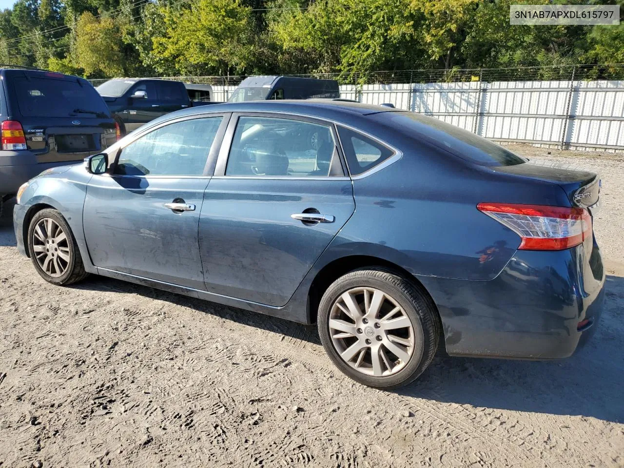 2013 Nissan Sentra S VIN: 3N1AB7APXDL615797 Lot: 74558564