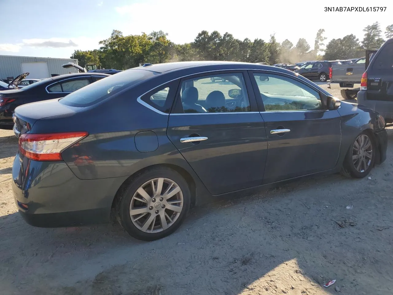 2013 Nissan Sentra S VIN: 3N1AB7APXDL615797 Lot: 74558564