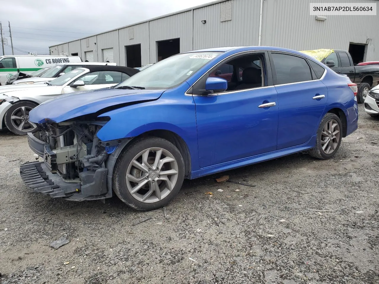 2013 Nissan Sentra S VIN: 3N1AB7AP2DL560634 Lot: 74962674